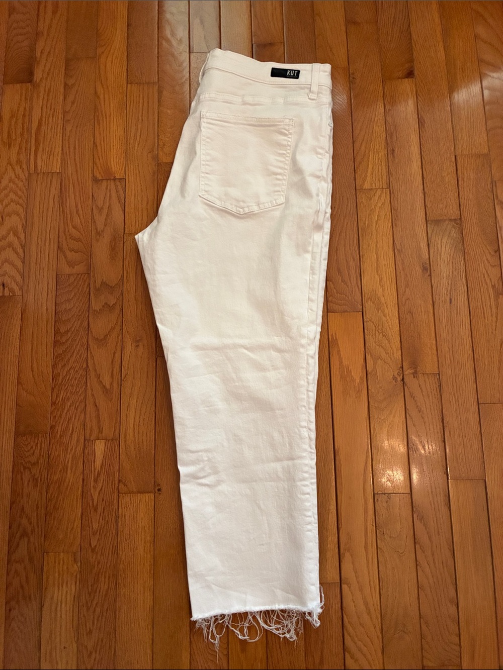 KUT from the Kloth Rachael White Denim Jeans